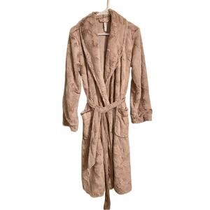 Gilligan & O'Malley Sleepwear Plush Long Robe Size M/L